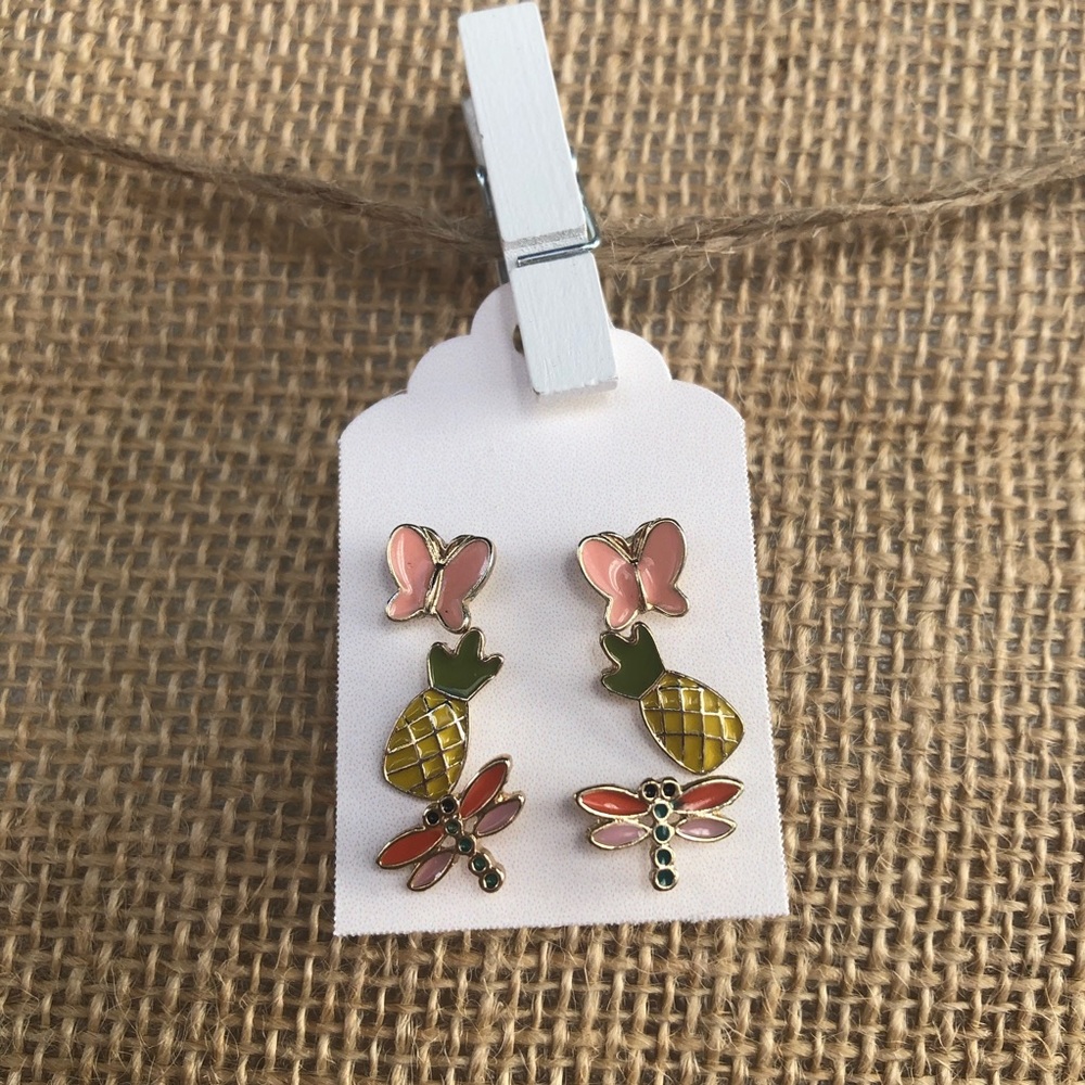Spring & Summer Studs Trio